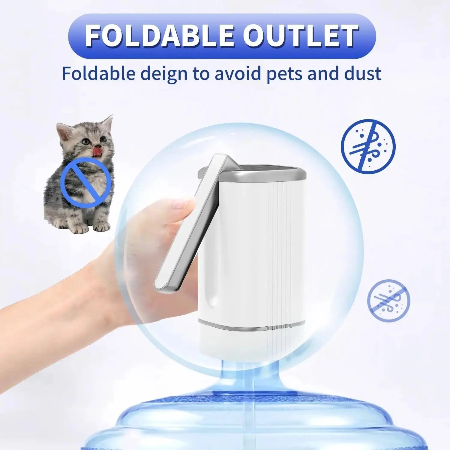 Water Bottle Pump for 5 Gallon Water Bottle Dispenser Pump Automatic Drinking Water Pump Portable Electric Water Dispenser Shopbizz Wholesale