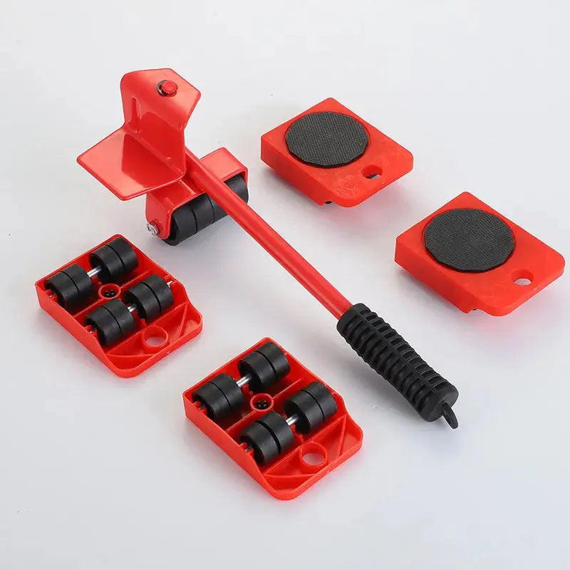 Furniture Moving Transport Roller Set Removal Lifting Moving Tool Set Wheel Bar Mover Moving Heavy Stuffs Device Hand Tool Shopbizz Wholesale