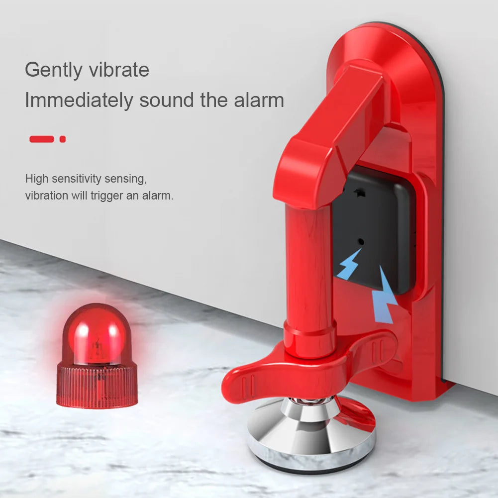 Portable Alarm Door Stopper & Suction Cup Door Lock – Ultimate Security On-the-Go!