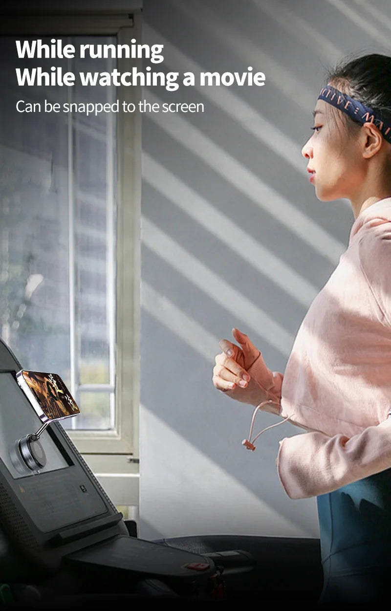 Folding Strong Magnet Magnetic Phone Holder 360° Rotation Desk Car Vacuum Suction Windshield Dashboard Mobile Holder 2025 Shopbizz Wholesale