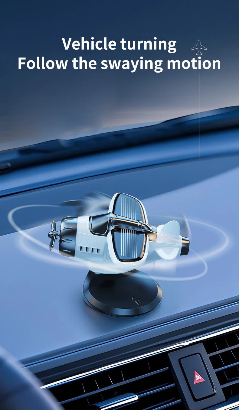 Car mounted solar powered rotating airplane Shopbizz Wholesale