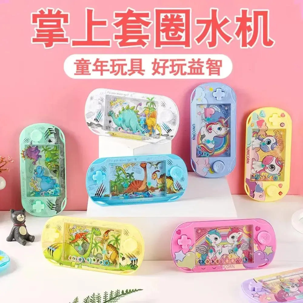 Handheld Game Console Water Set Circle Game Intellectual Toy Creative Cartoon Style Fun Party Games for Children Birthday Gift Shopbizz Wholesale