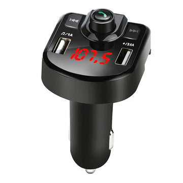 Bluetooth 4.2 Car FM Transmitter Wireless Handsfree Car Radio Modulator MP3 Player 3.1A Dual USB Quick Charger Adapter For Car Shopbizz Wholesale