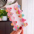 10PCS/Set New Girls Cute Cartoon Animals Drink Hairpins Kids Lovely Hair Decorate Barrettes Hair Clips Fashion Hair Accessories Shopbizz Wholesale