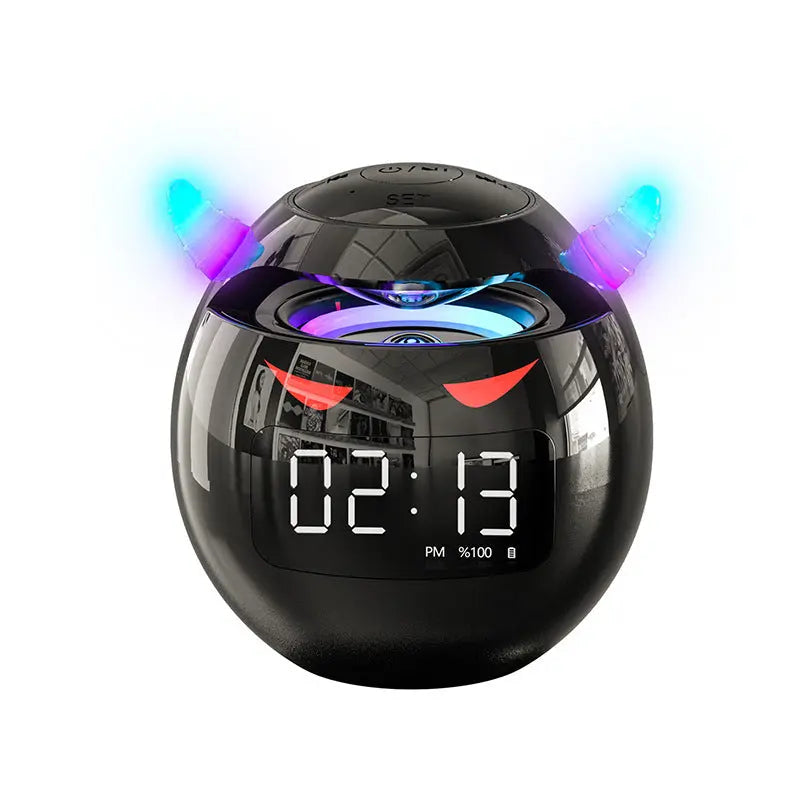 G9 Demon Blue speaker Clock Alarm clock AI art speaker desktop card HIFI subwoofer Hypersku